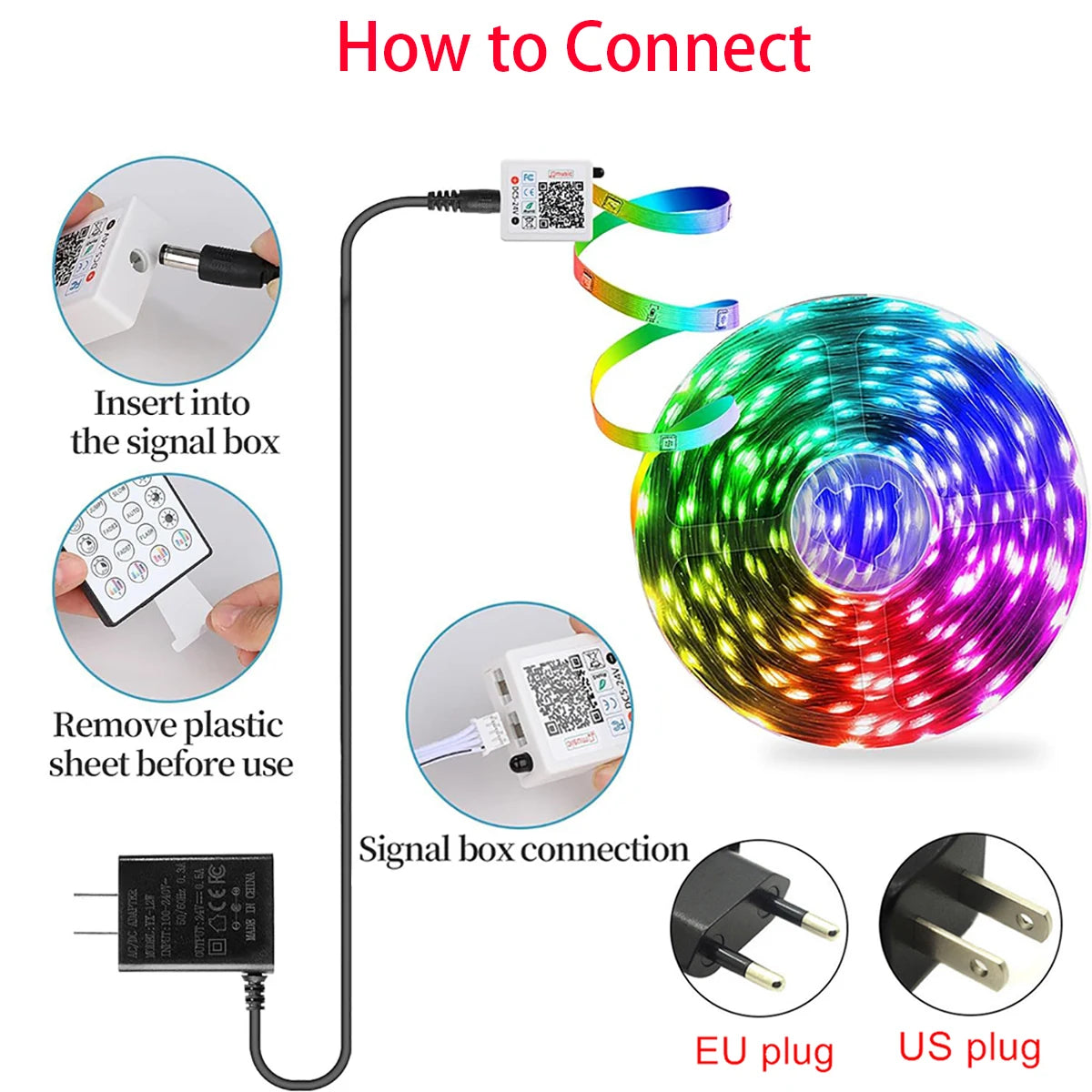 Led Lights for Room Music Sync RGB Led Strip Lights