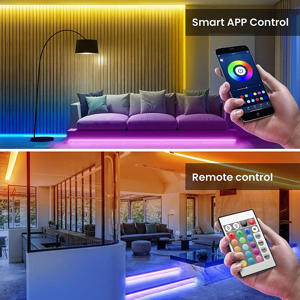 LED Strip Light Bluetooth USB 5050 SMD RGB Lights