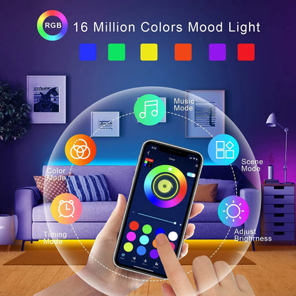 Led Lights for Room Music Sync RGB Led Strip Lights
