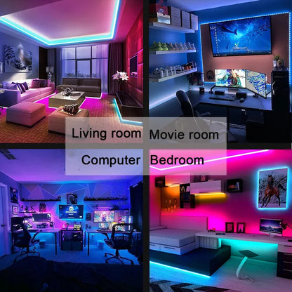 LED Strip Light Bluetooth USB 5050 SMD RGB Lights