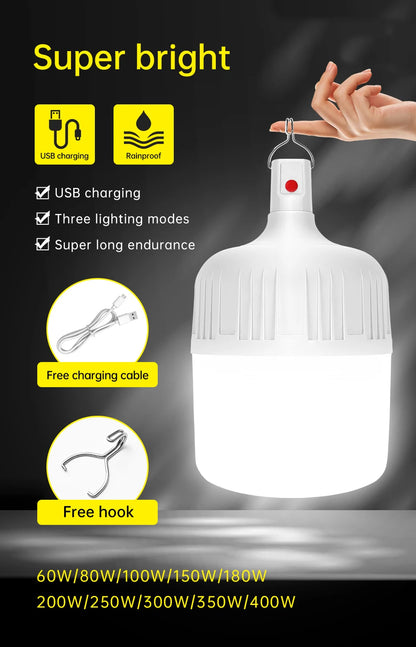 Tent Camping, Fishing (WHITE-USB-150W)