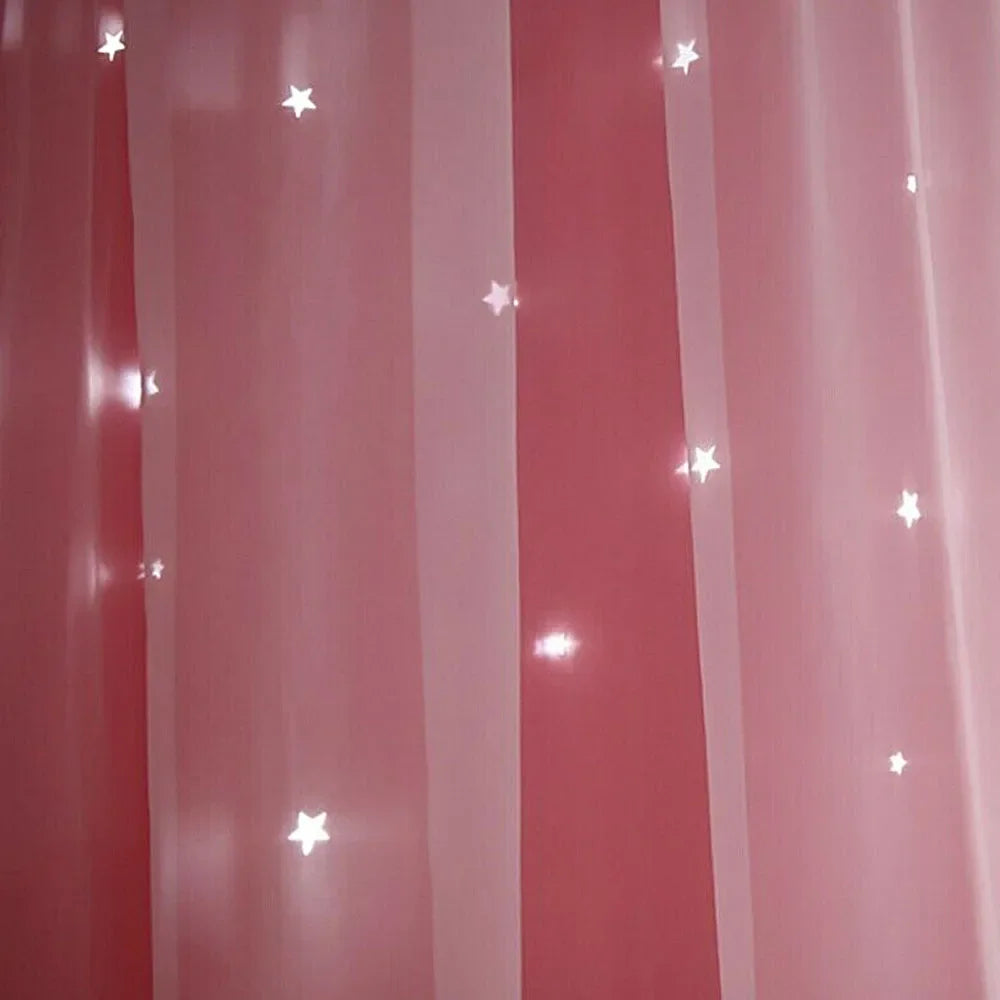 Curtain Sheer Voile Drapes for Girl Bedroom