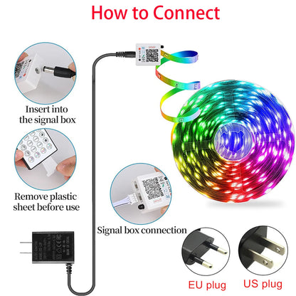 Led Lights for Room Music Sync RGB Led Strip Lights