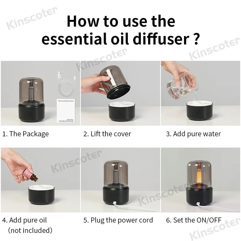 USB Aroma Diffuser Night Light