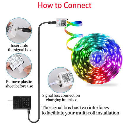 Led Lights for Room Music Sync RGB Led Strip Lights