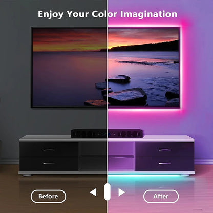 LED Strip Light Bluetooth USB 5050 SMD RGB Lights