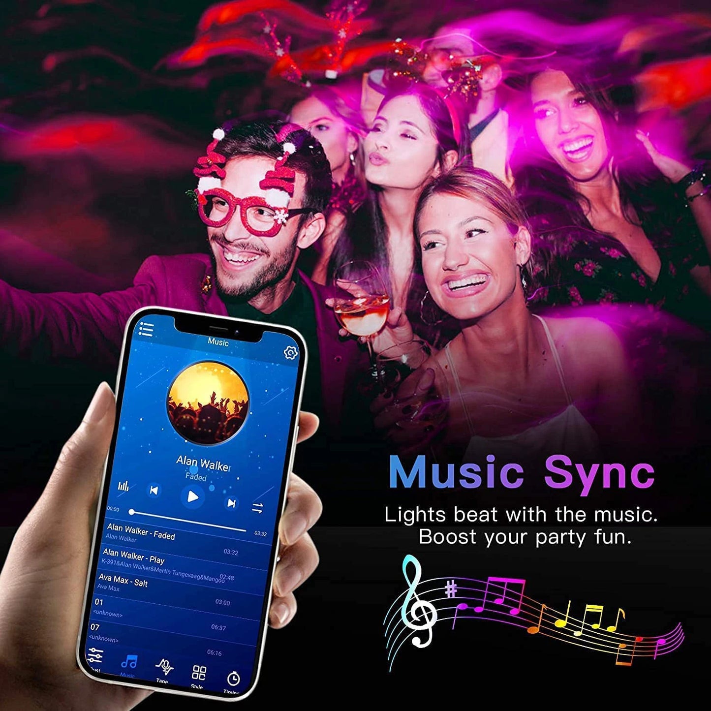 Led Lights for Room Music Sync RGB Led Strip Lights
