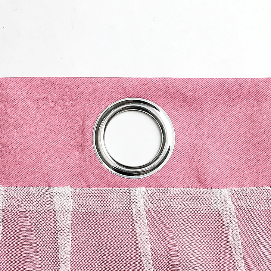 Curtain Sheer Voile Drapes for Girl Bedroom
