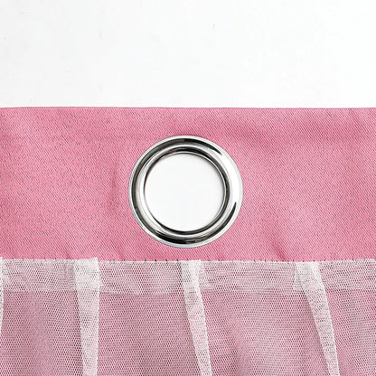 Curtain Sheer Voile Drapes for Girl Bedroom